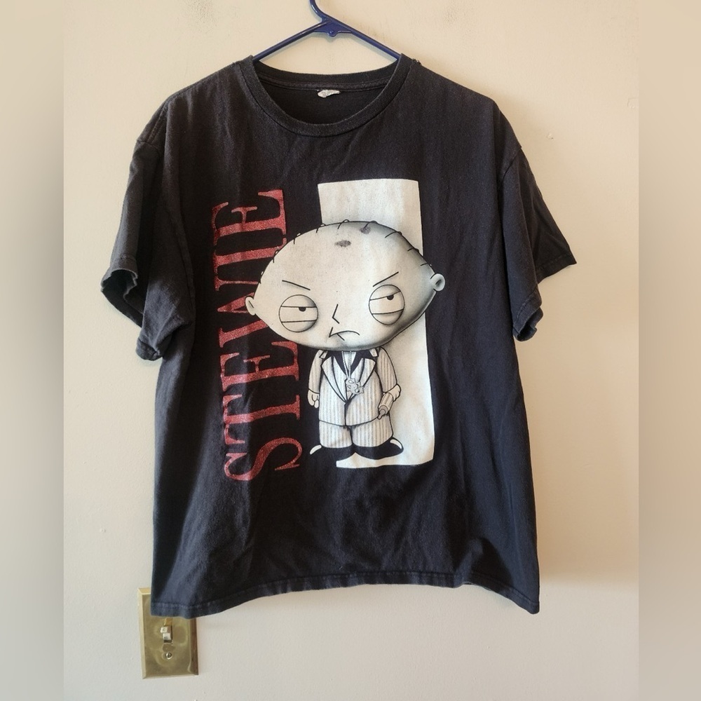 Vtg y2k Stewie Griffin Shirt Mens Medium Family Guy Cartoon grunge skater
